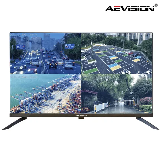 32 Inch CCTV Surveillance LED Monitor Multi-Channel Inputs HDMI VGA AV USB Inch LED Display CCTV Mon