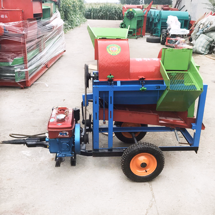 Multifunctional Corn Sorghum Millet Soybean Maize Thresher with Skin Rapeseed Sheller Thresher Selection Machine