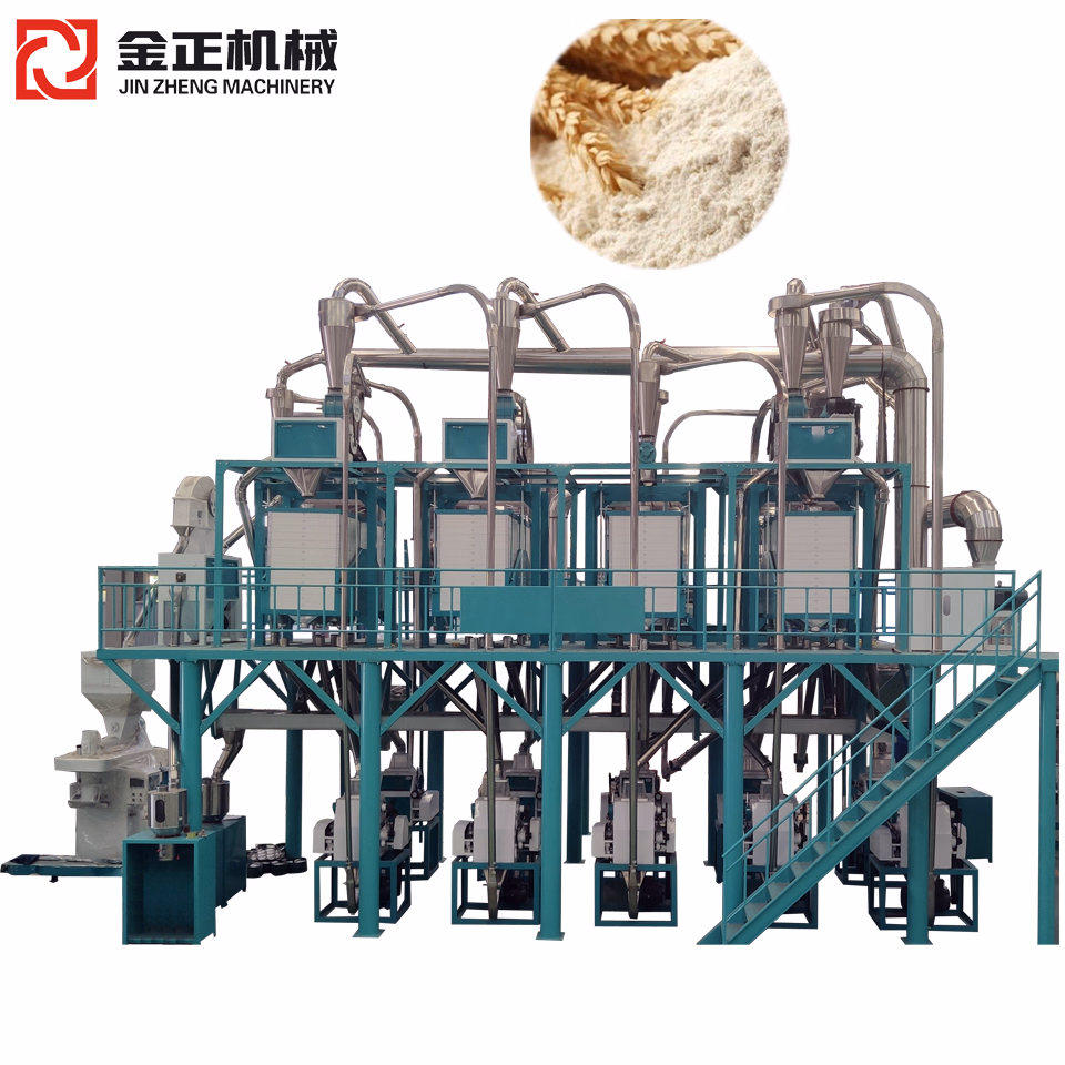 Good Quality Full Line Flour Mill 30 Tpd 50 Tpd 80 100 Ton Wheat Flour Mill Grinder Whole Wheat Flour White Wheat Flour Mill Milling Machine