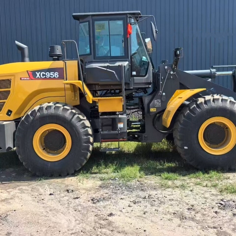 Used Front Loader Xc956 with Good Maintenance Record for Construction Site Lifting