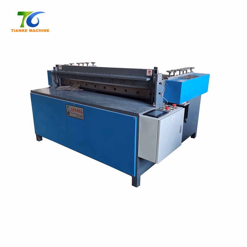 Expanded Metal Mesh Slitting and Cross Cutting Machine Mesh Cutting Machine