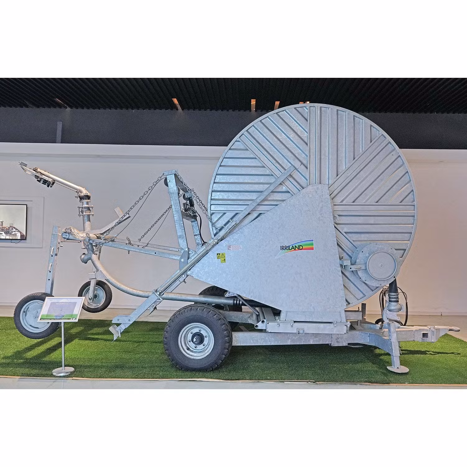 High Irrigation Efficiency Jp90 Water Saving Hose Reel Sprinkder Irrigation Machine