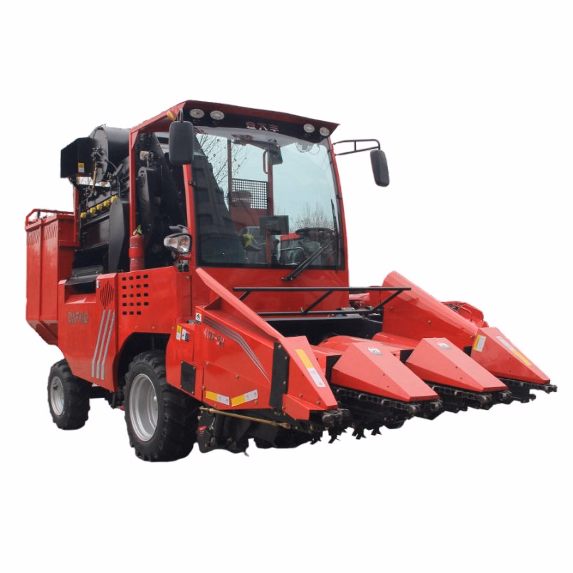Efficient 120HP Corn Combine Harvester with Compact Design