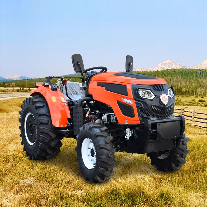 50HP 4WD Agricultural Three-Point Suspension with Optional Enclosed Cab Wheel Tractor