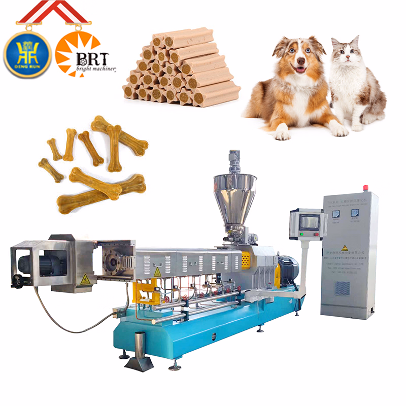High Quality Pet Treats Making Machine Dog Chews Production Line