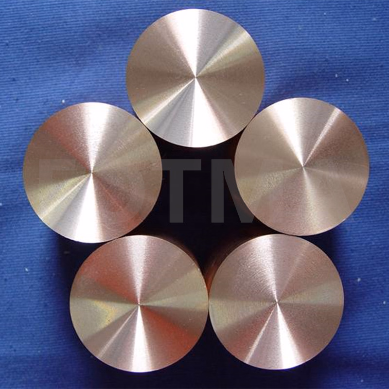 W90 W80 W70 Wcu Customized Tungsten Copper Alloy