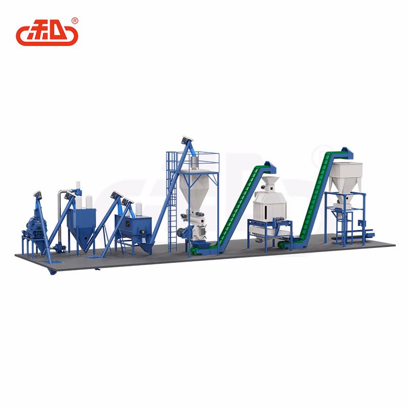 Sheep Feed Production Line with Complete Feed Machinery for Ruminant Animals