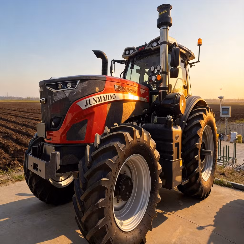 Junmadao 260HP 4WD Factory Direct Sale Agricultural Farm Equipment Wheel Tractor Higher Quality