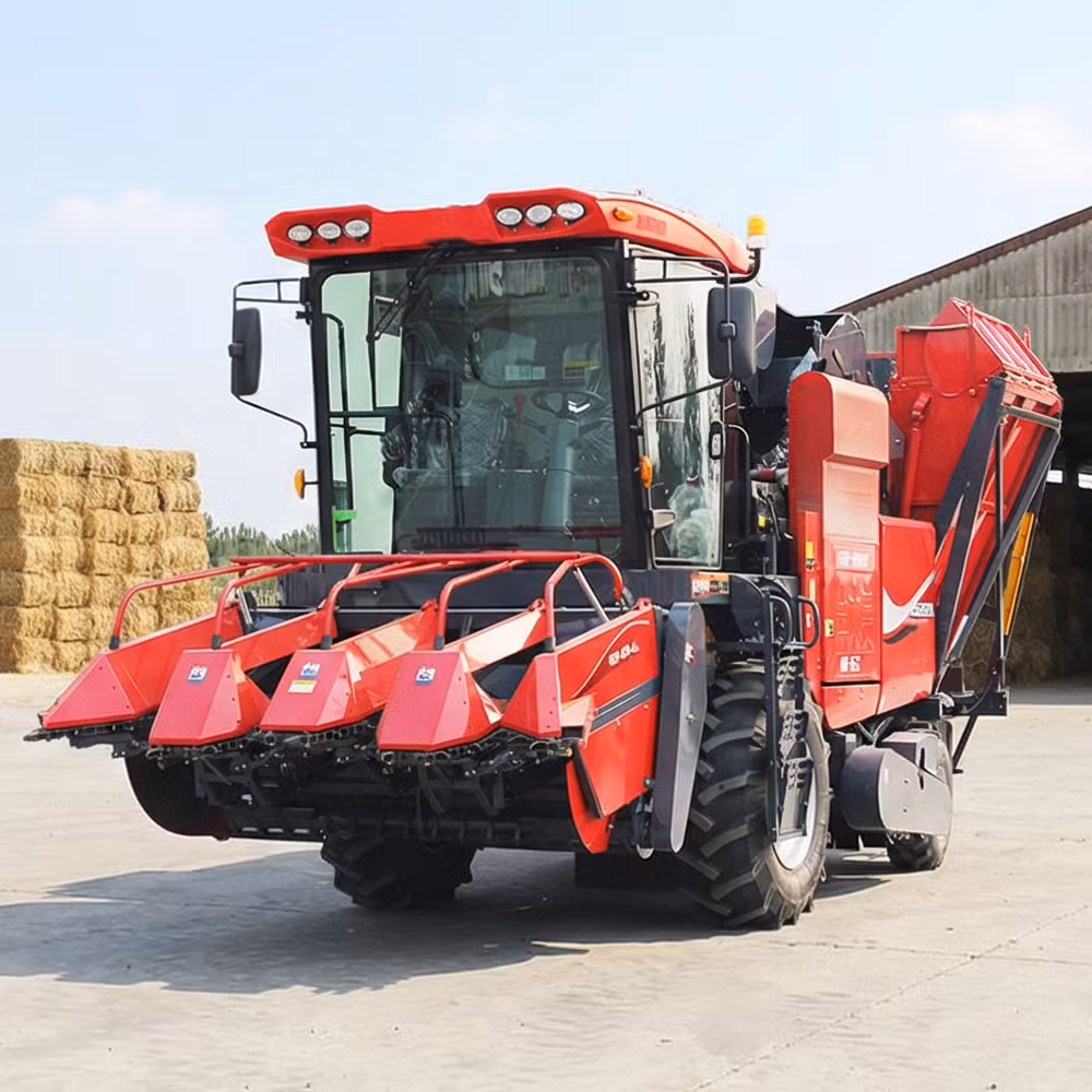 High Efficiency Corn Harvester 4 Rows Good Price Maize Harvester Machine