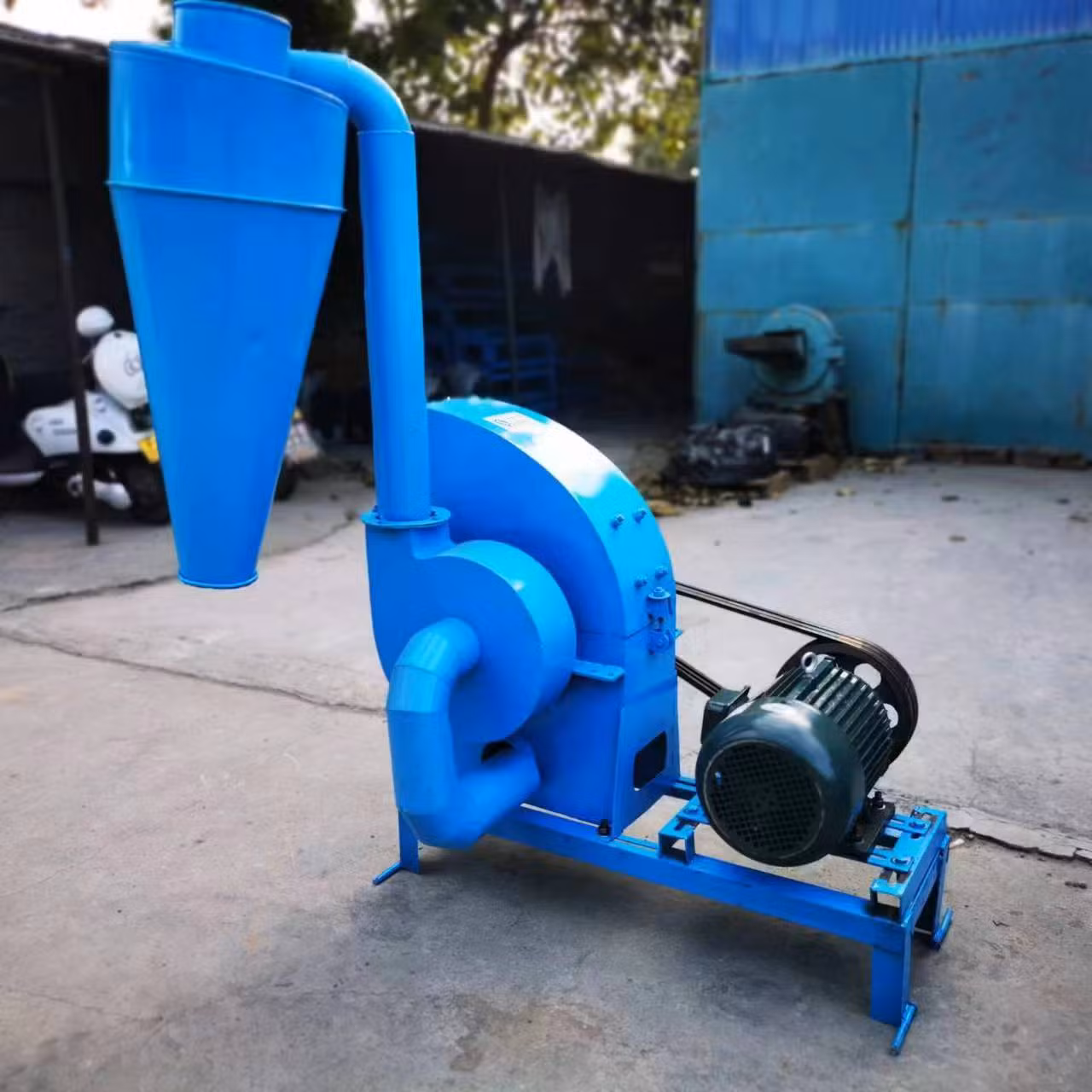 Corn Rice Husk Cattle Feed Hammer Mill Wood Crusher Wood Chips