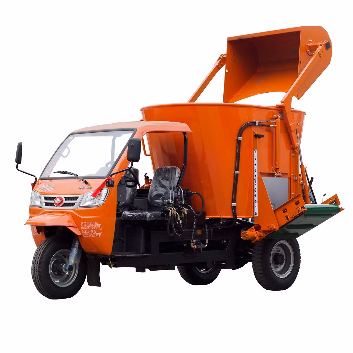 Precision Weighing 4m³ Self-Propelled Tmr Mixer for Intensive Farm