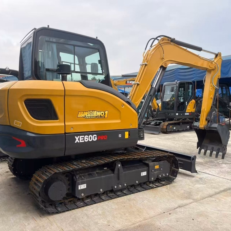 Xe60g 6 Ton Compact Crawler Excavator for Construction Works New and Used Machine
