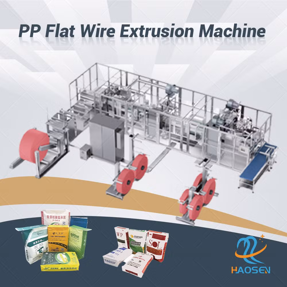 Computer Control Hot Seal PP Cutting Sewing 50kg Feed Bag Making Machine
