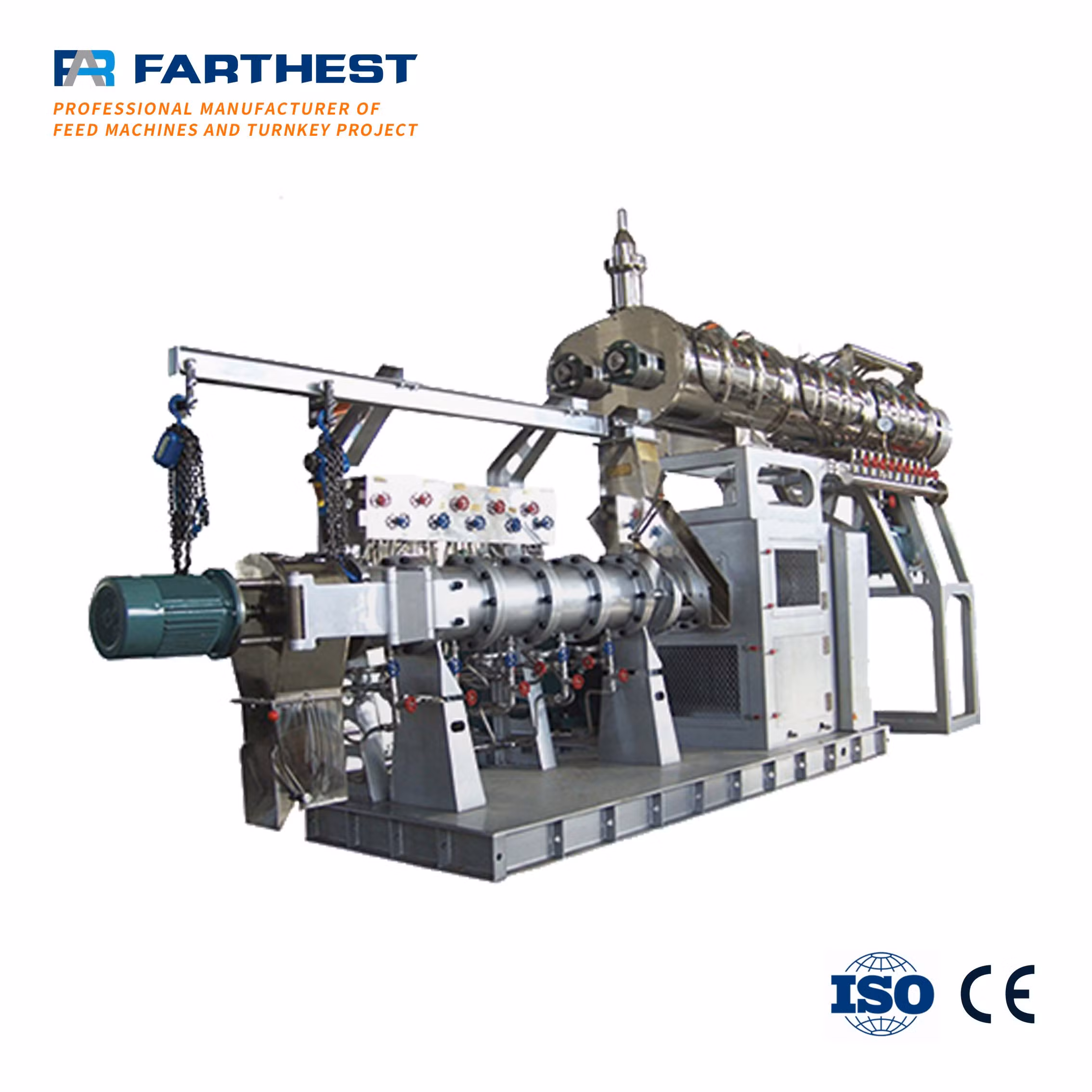 Farthest CE-Certified Pet Food Extruding Machine for Fish Farm