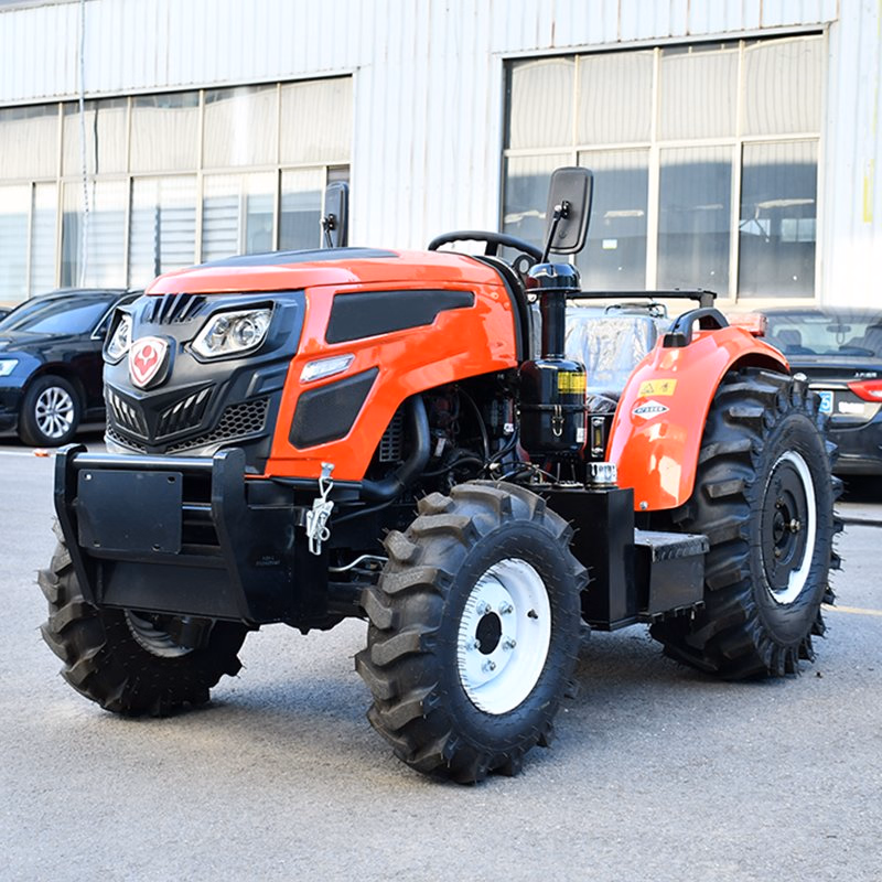 Best Selling 50HP Mini 4WD Garden Farm 4-Wheel Crawler with 80HP Motor Wholesale Condition Tiller Tractor