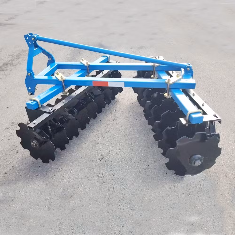 18 Plate Small Disk Harrow Mounted Light Disc Harrow Seedbed Preparation for 30-35HP Tractor