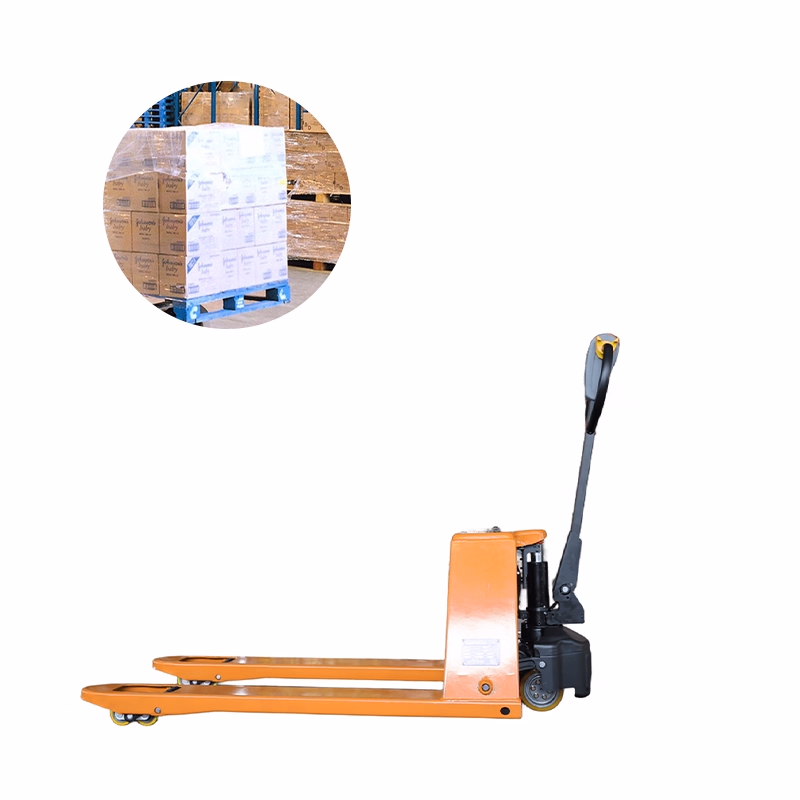 Electric Pallet Stacker Handling Electric Pallet Jack Lithium Battery with Loading 2-3ton
