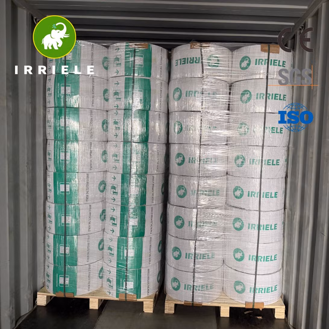 Advanced Manufacturing Process 50cm Spacing Hole Flat Emitter Drip Irrigation Tape for Field Crop Irrigation