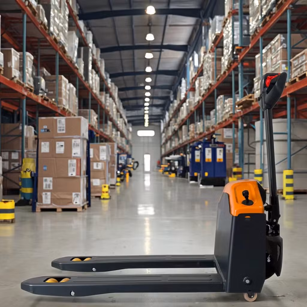 Easy to Operate 1.5ton 2ton Battery Jack Forklift Electric Pallet Trucks