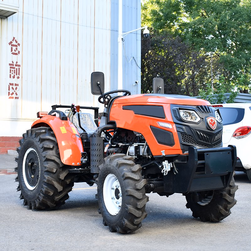 Free Shipping 50 HP Plow Pose Tractors Strong Power Diesel Engine Hydraulic Tractors Gearbox Agriculture Farm Wheel Tractor