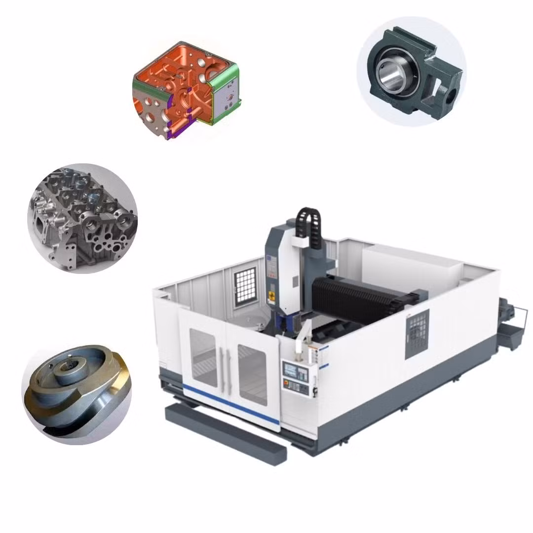 High Precision 5-Axis Gantry Machining Center Gmc Phe5d-CNC3020 CNC-Machine-Tools Milling-Machine Fa