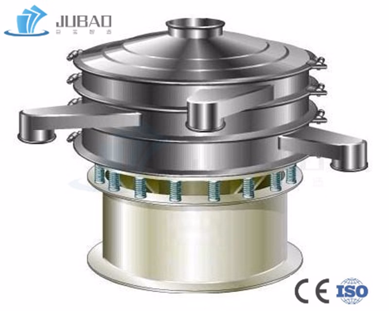 Vibrating Sieve Screening Powder and Pasty Materials with Stock
