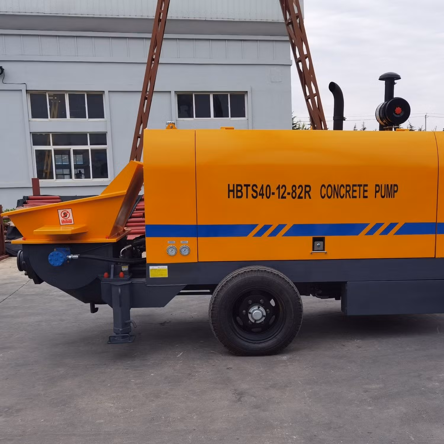 Popular 40m3/H DIY Concrete Line Pump Trailer Truck Rental with Factory Price