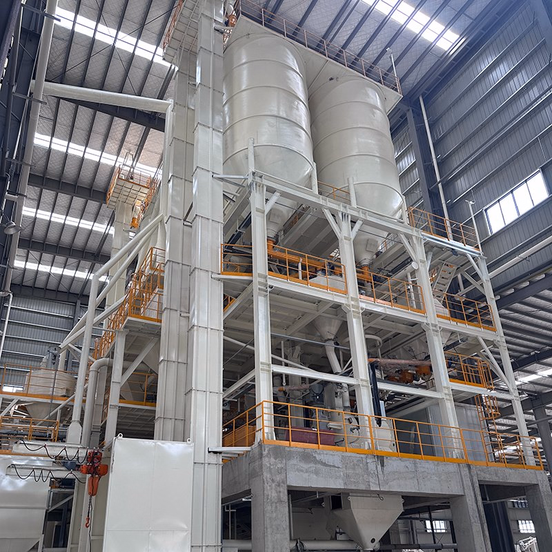 CE ISO Tile Adhesive System Mixing Production Plant Machine