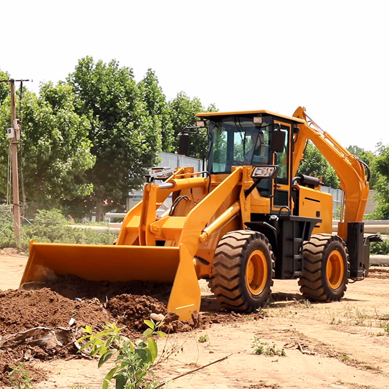 Euro 5 Backhoe Loader Excavator 4X4 Mini Backhoe Loader