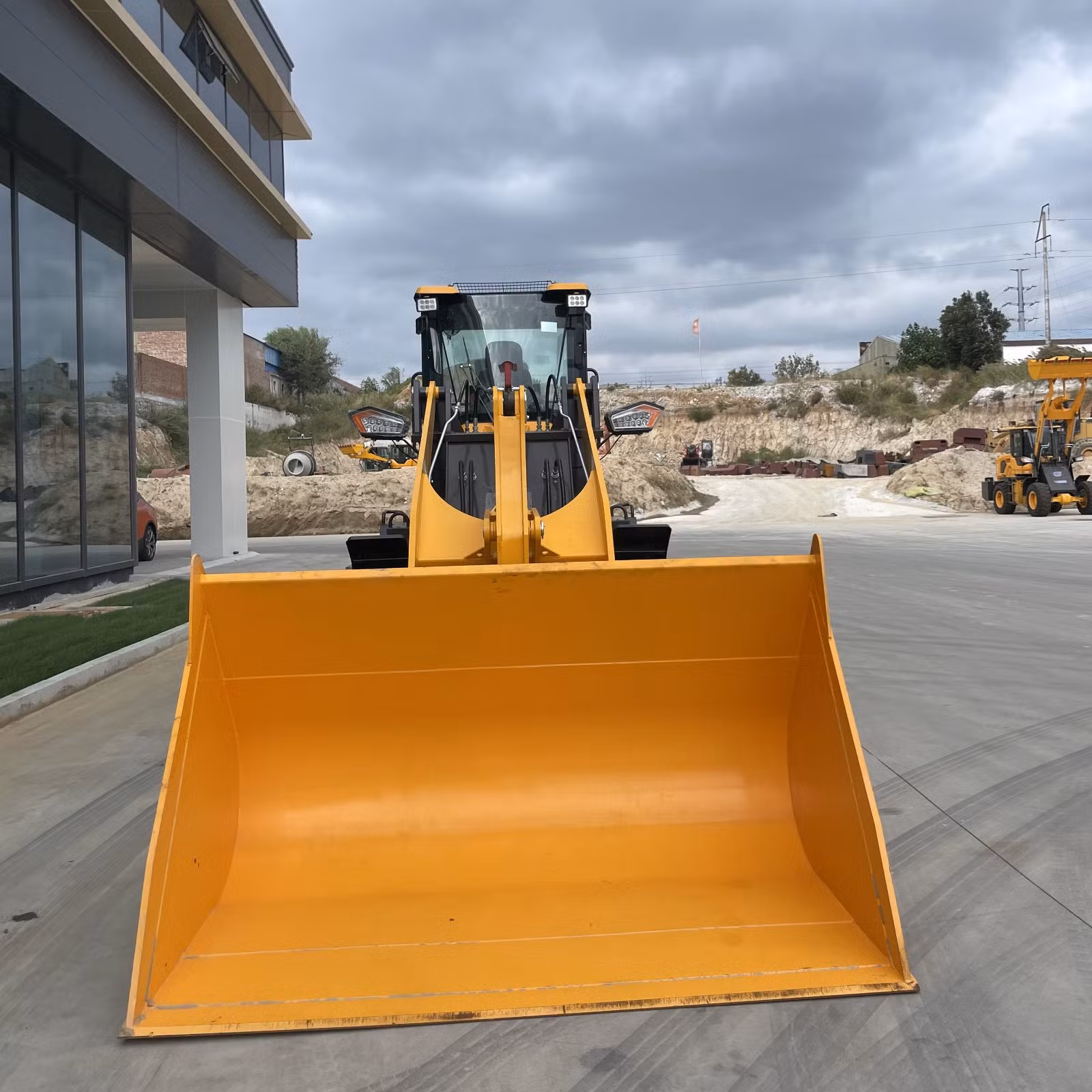 Compact Front Loader Zl-948 1.2m³ Bucket Agricultural Mini Wheel Loader for Construction Sites
