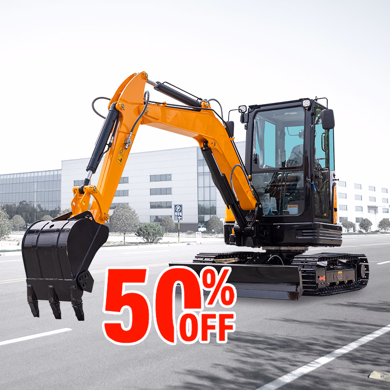 Free Shipping Bagger Euro 5 EPA Crawler 3.5 4ton Digger Mini Excavator