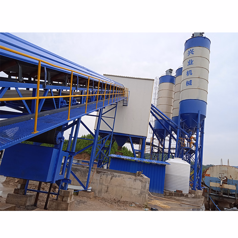 120 Cubic Per Hour Stationary Ready Mix Concrete Batching Mixing Plant