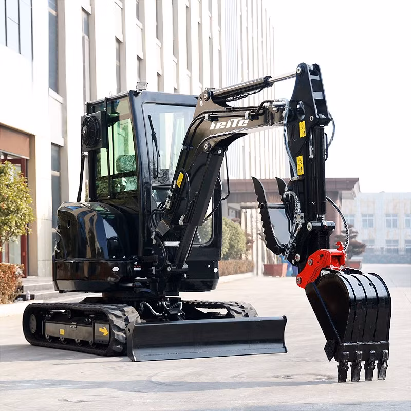 China Manufacturer Free Shipping Wholesale Agriculture Euro5 EPA 3.5ton Crawler Mini Digger 1ton 2ton 3ton Small Excavator Hydraulic Bagger Mini Excavator Price