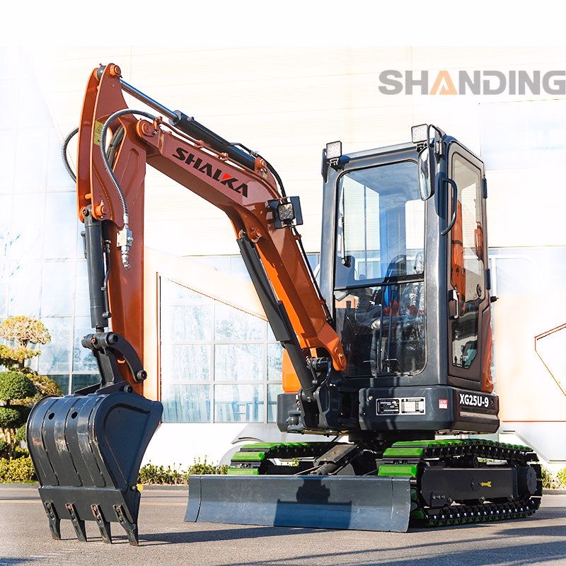 2.5 Ton Mini Excavator for Free Shipping CE Euro 5 EPA Certified Small Crawler Excavator 1 Tons 2 Digger Bagger