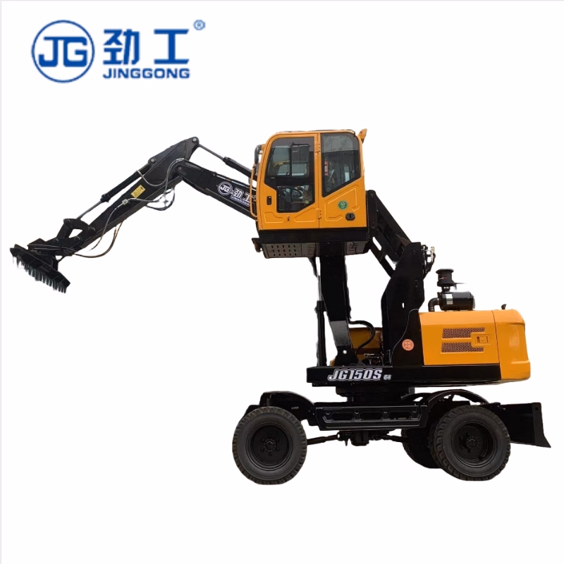 Jg150s Multi-Function Excavator for Material Leveling & Grading with CE