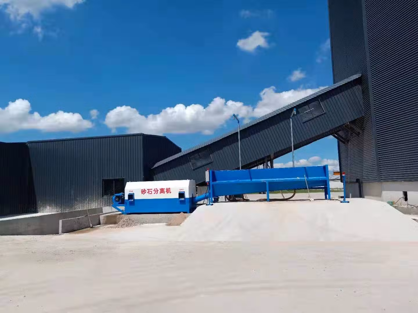Concrete Washing Recycling Plant with Drum Screen for Environmentally Friendly Use
