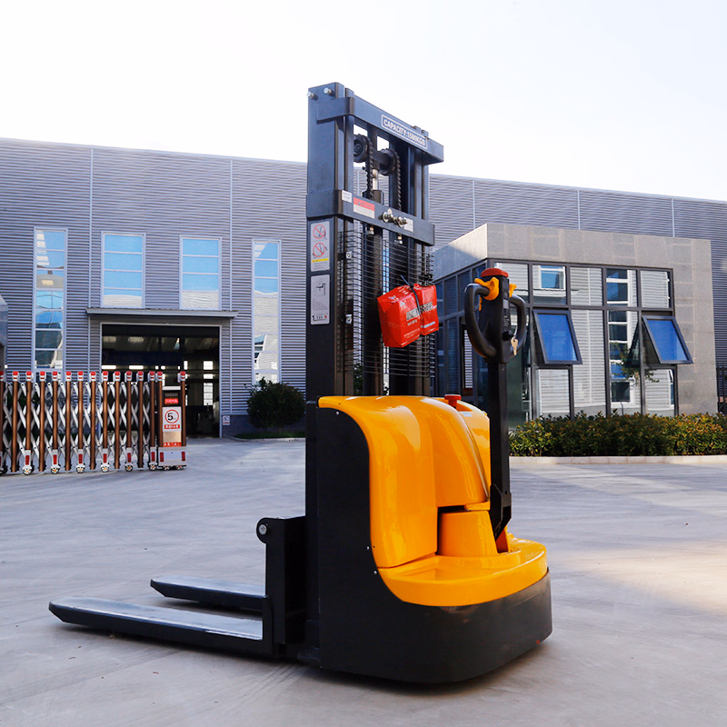 1.5 Ton 2 Ton Lifting Semi-Full Electric Stacker Pallet Stacker Walking Battery Stacker Forklift