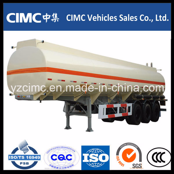 Cimc 45cbm 3-Axle Oil Fuel Tank Semi Trailer