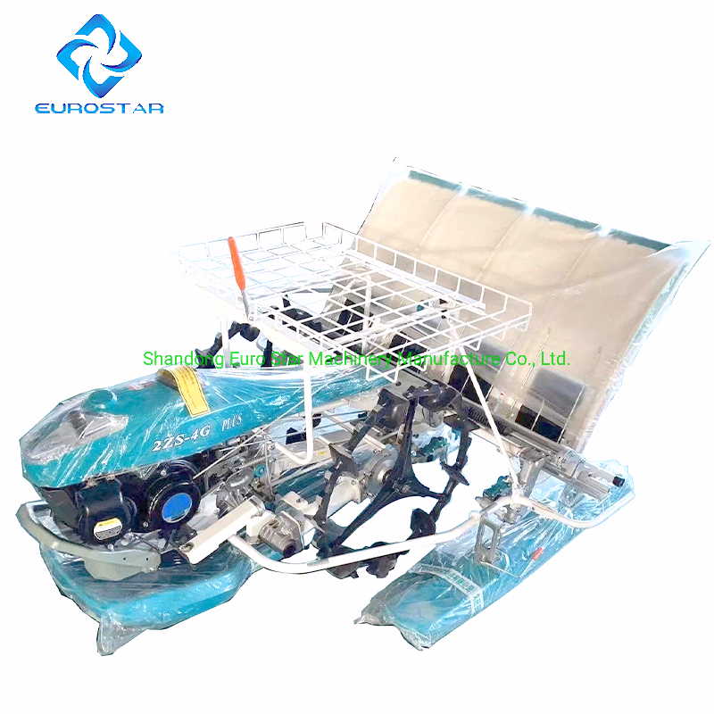 4 Rows Walking Rice Transplanter Paddy Rice Planting Machine