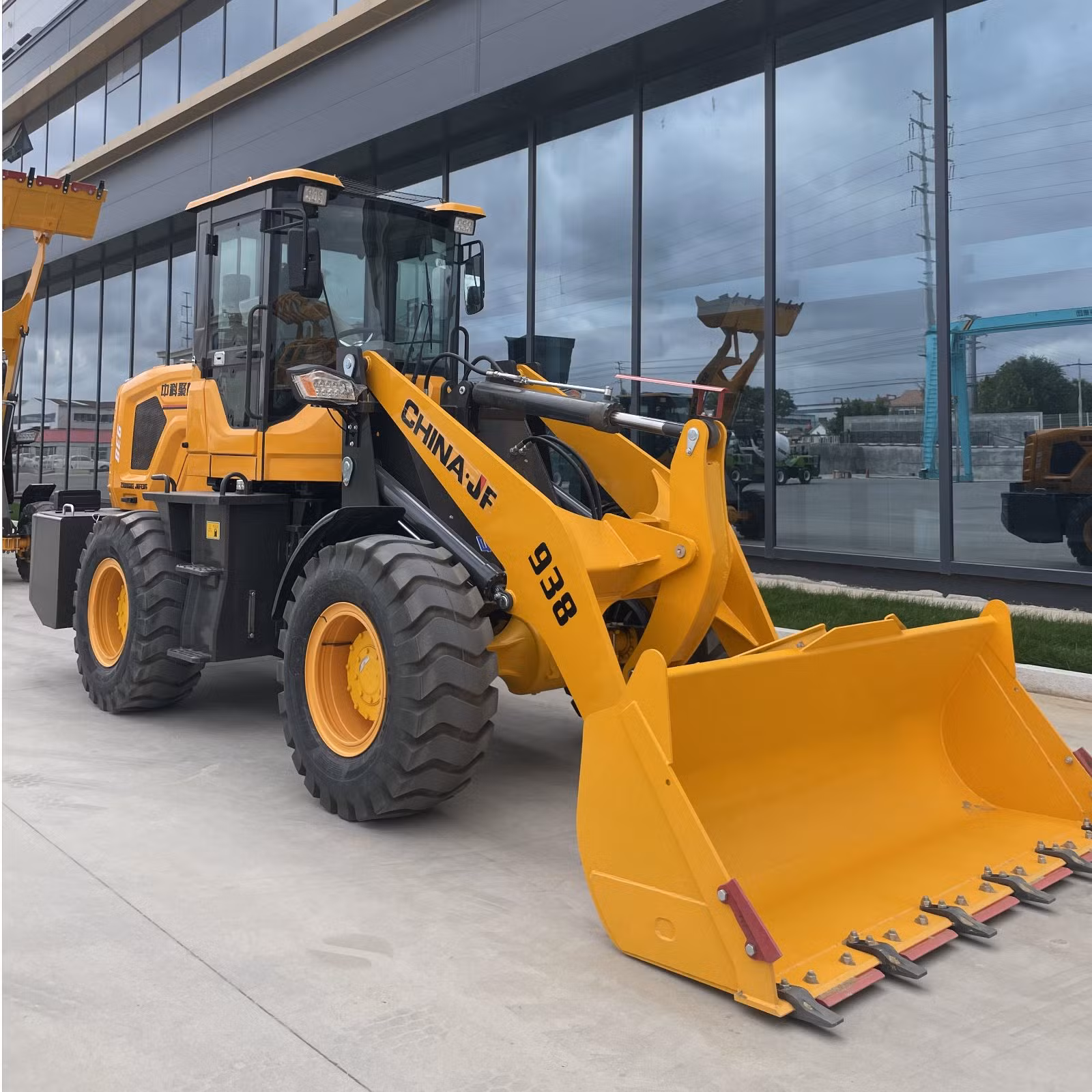 1800kg Mini Wheel Loader Smooth Transmission Front Forklift Loader for Easy Operation