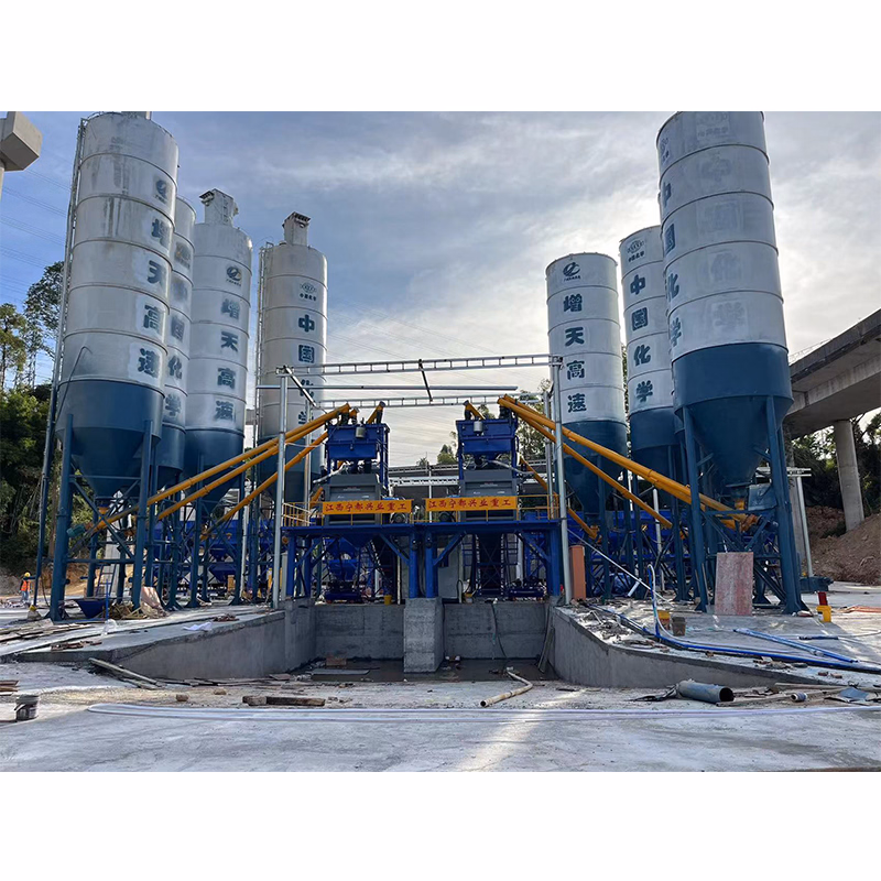 Construction Machinery Concrete Batching 120 Cubic Meters Cement Mixing Plant
