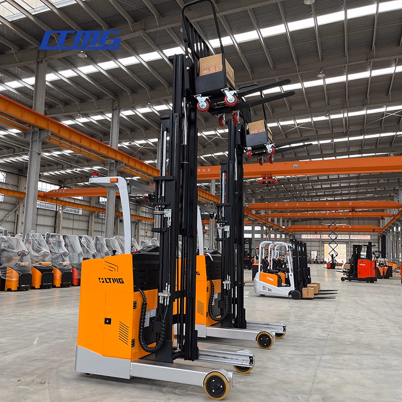 Wareshoue Equipment 2 Ton Electric Reach Truck Stacker with 3m to 12m Lift Height