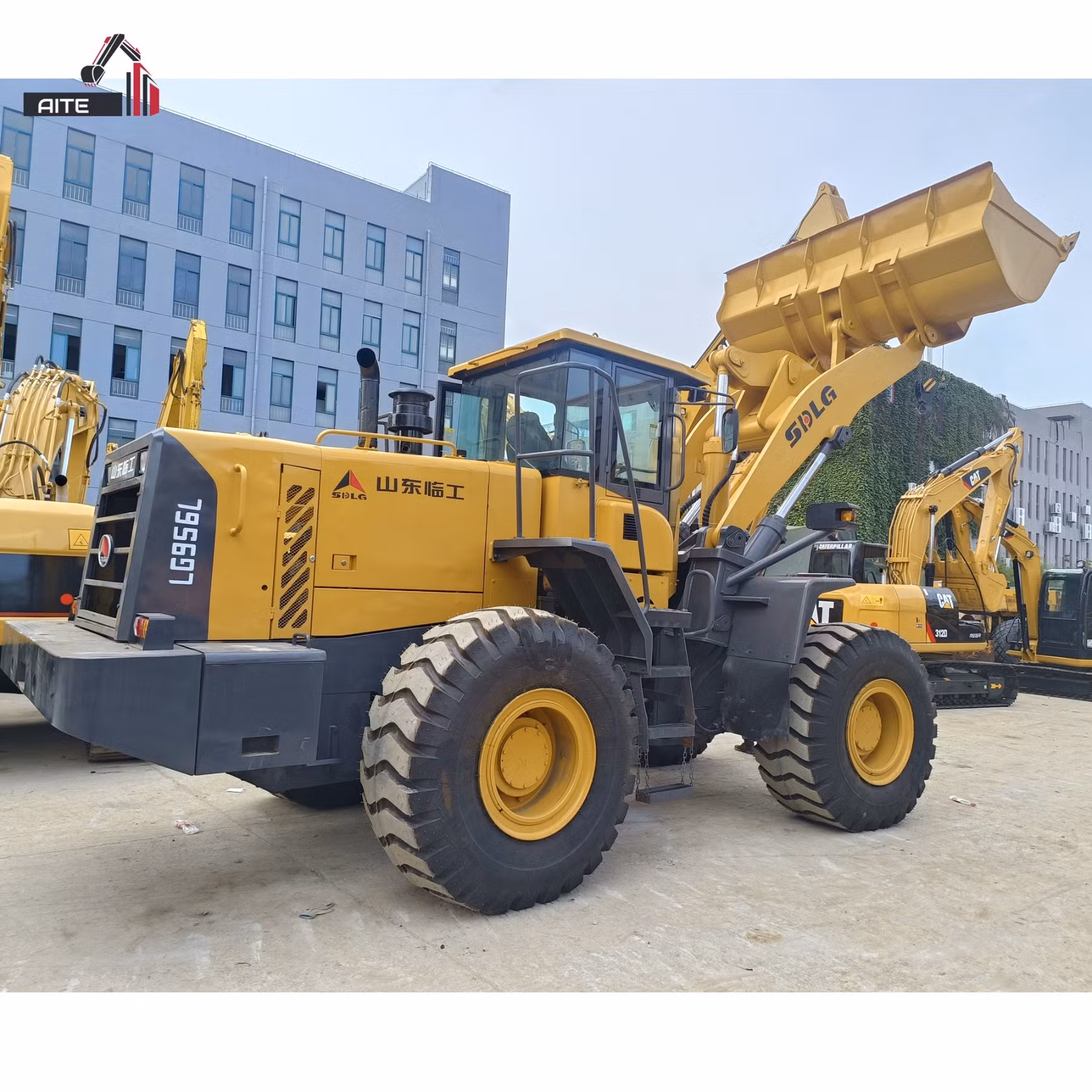 Secondhand Cheap LG956L Used Wheel Loader Used Front Loader 5ton Sdlg LG956 956L
