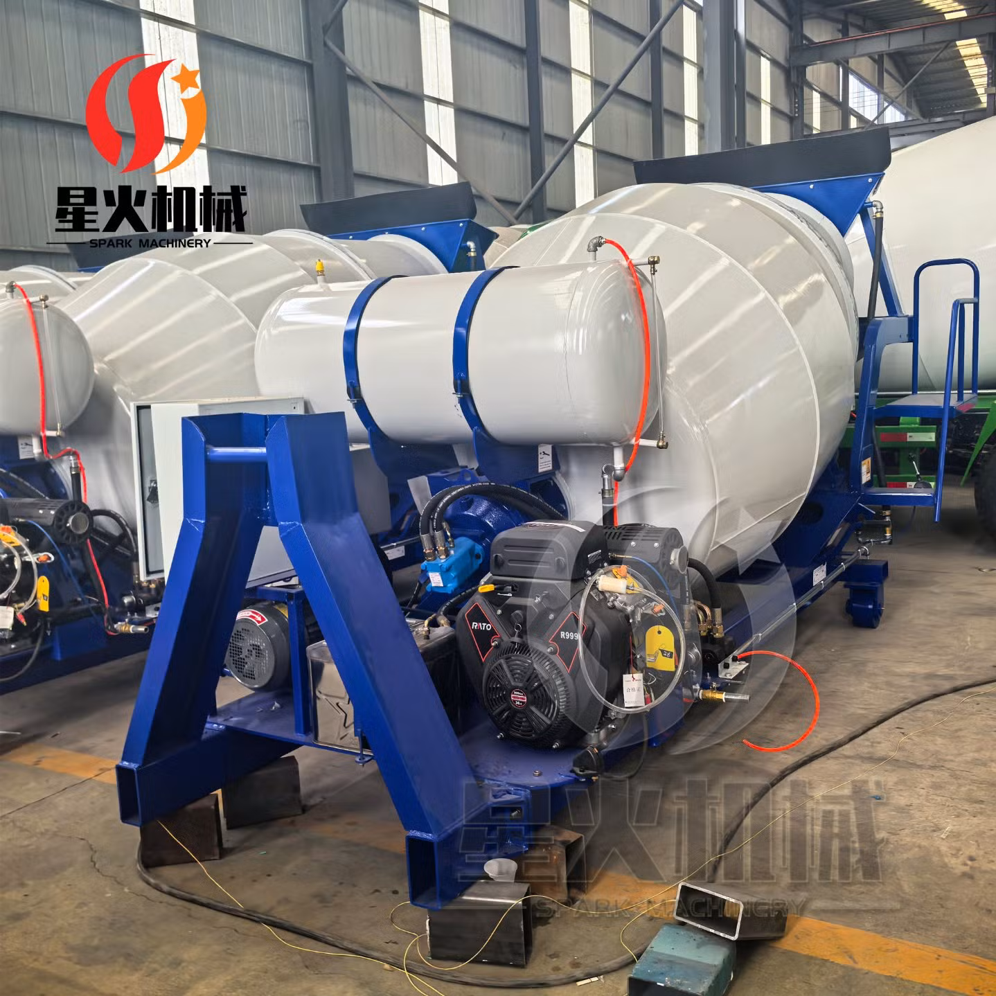 Robust 4m3 Concrete Mixer Tank Handles Heavy-Duty High-Strength Concrete Applications