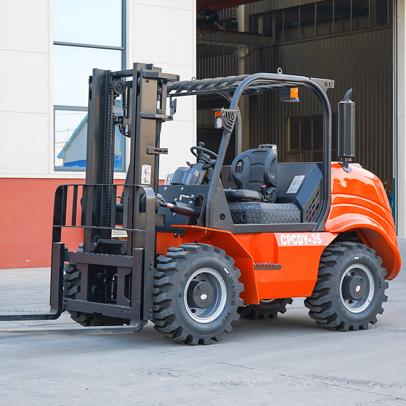 Free Shipping 3 Ton 4 Ton 5t 4 Wheel Drive off Road Lifting Truck 4X4 Articulated All Rough Terrain Forklift for Sale