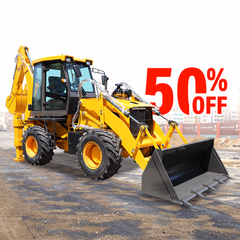 China 4X4 Backhoe Loader Tractor Mini Backhoe Excavator Loader
