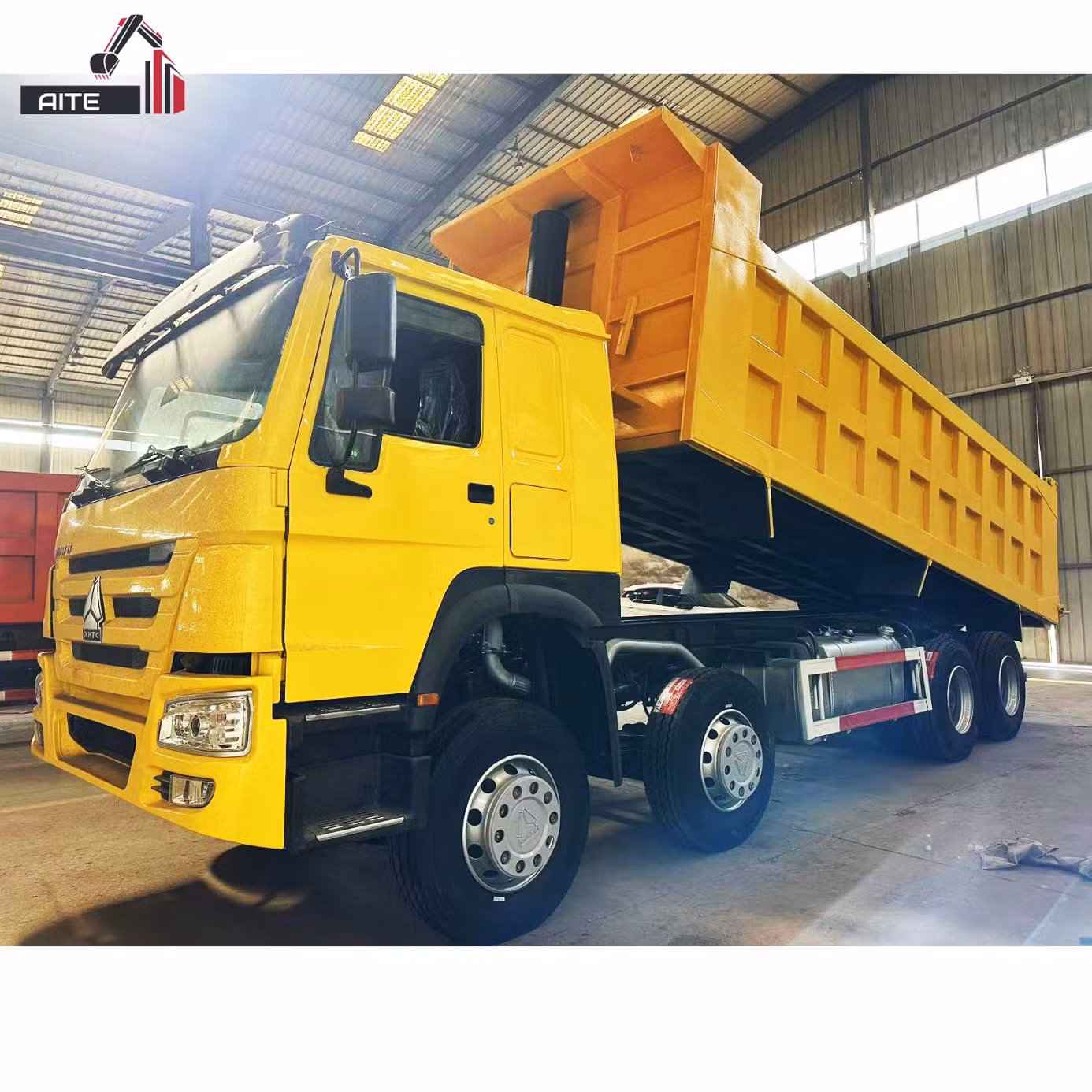 2018 Year Yellow 8X4 12 Wheel Used HOWO Dump Truck