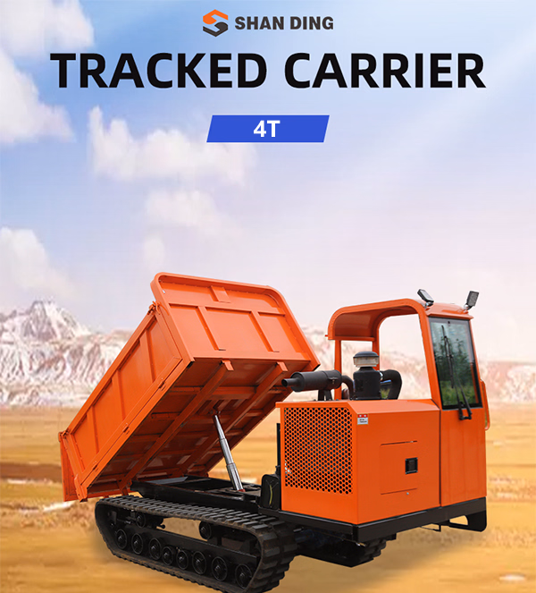SD40t 4 Ton Mini Crawler Dumper Small Crawler Dumper