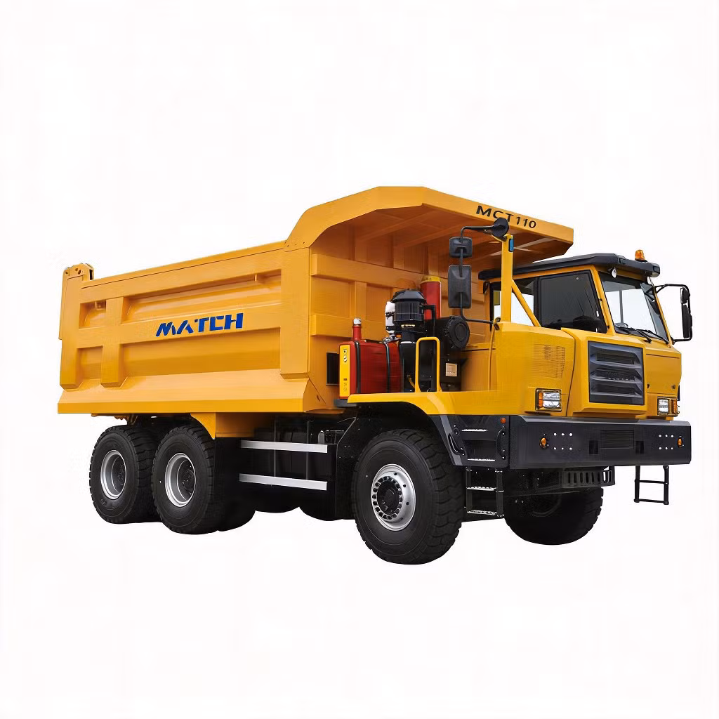 Match High Speed 105 Ton Mining Transport Dump Truck for Engineering Operations