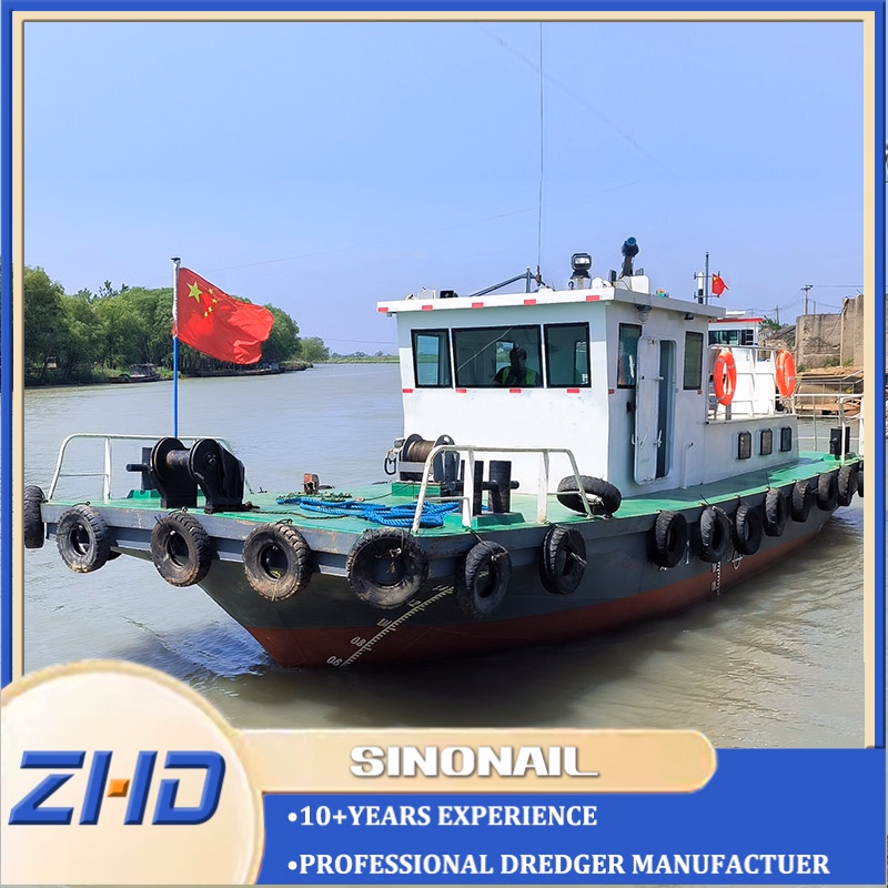 China-Made Small Tug Boat Used for Dredger Service with Double Propeller